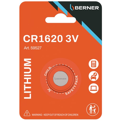 Berner Lítium gombelem – CR sorozat