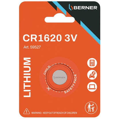 Berner Lítium gombelem – CR sorozat