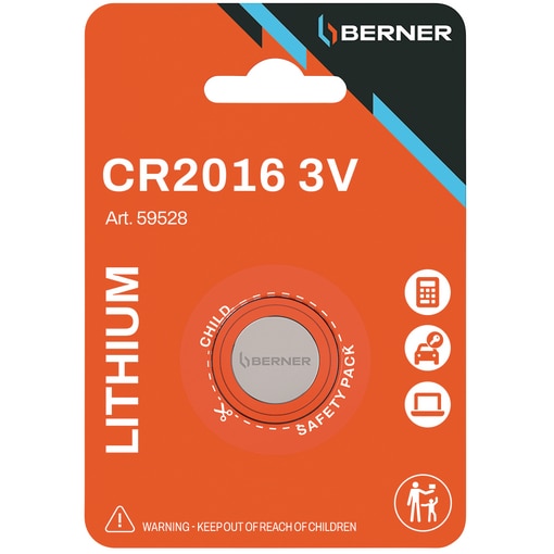 Berner Lítium gombelem – CR sorozat