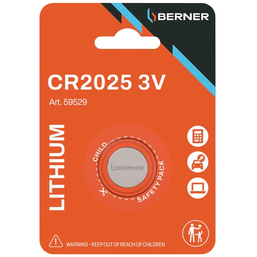 Berner Lítium gombelem – CR sorozat