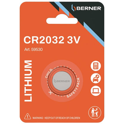 Berner Lítium gombelem – CR sorozat