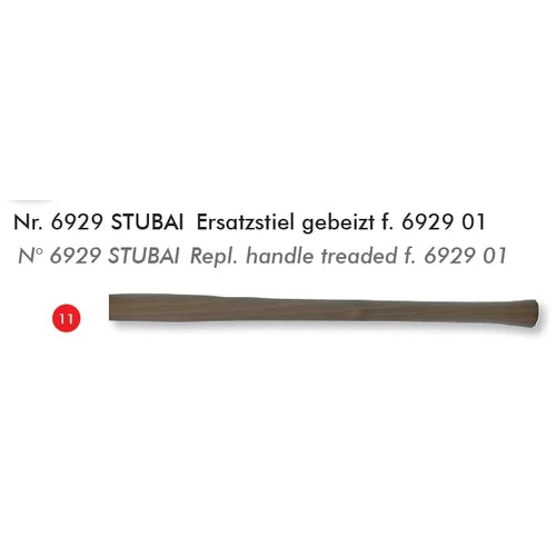 STUBAI Tartalék nyél "Natur" szériához 692901