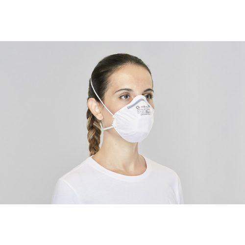 BLS 102  BLS 100 széria hegesztett elasztikus textil FFP2 maszk