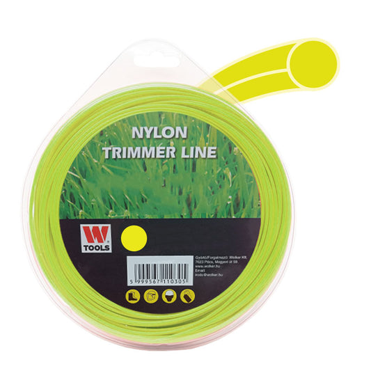 Fűnyíró damil 2,7mm 72m kör profi Trimmer Line