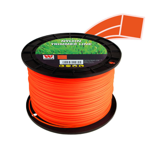 Fűnyíró damil 2,7mm 197m négyszög profi Trimmer Line