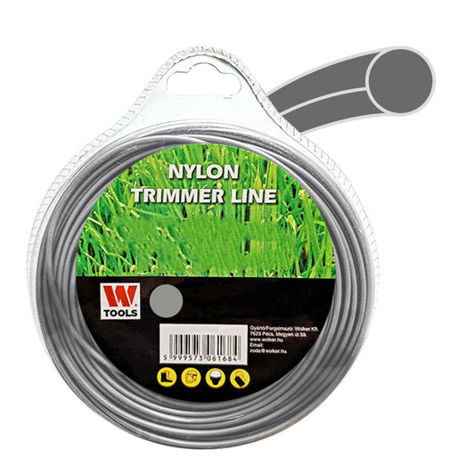 Fűnyíró damil 2,4mm 44m alu kör profi Trimmer Line