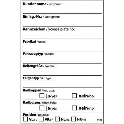 Berner Kerékcímke