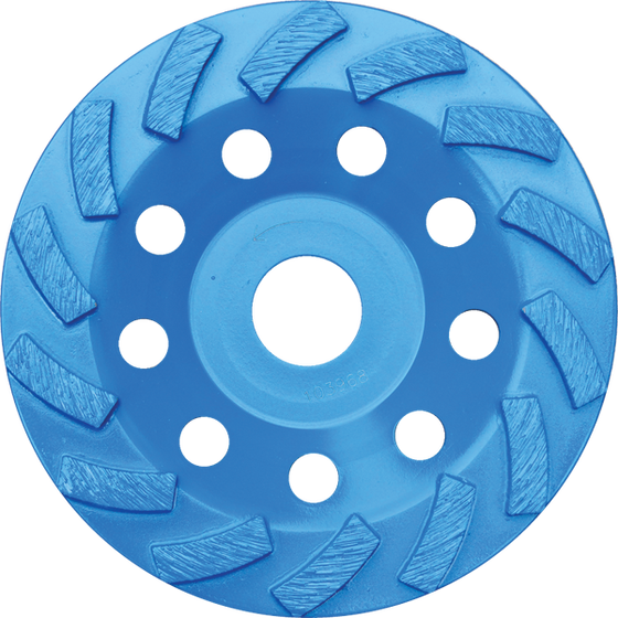 CCW-ECO 125x22,2x5,5 mm turbó gyémánt csiszolótárcsa, kék