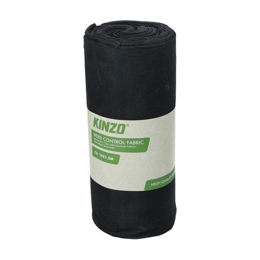 Gyomelfojtó fólia 1,5x8m 17gr/m2 fekete Kinzo