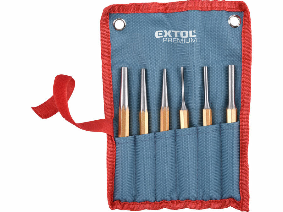 Extol Lyukasztók és kiütők, 6db-os készlet