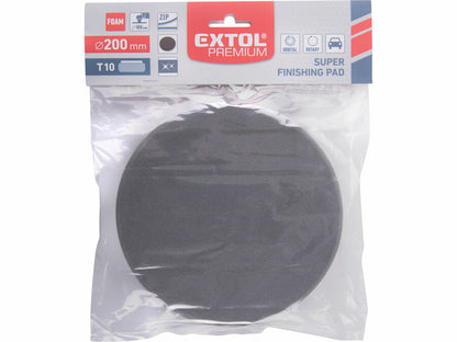 Extol Polírkorong, finiselő,T10, 200×30mm; szürke, tépőzáras