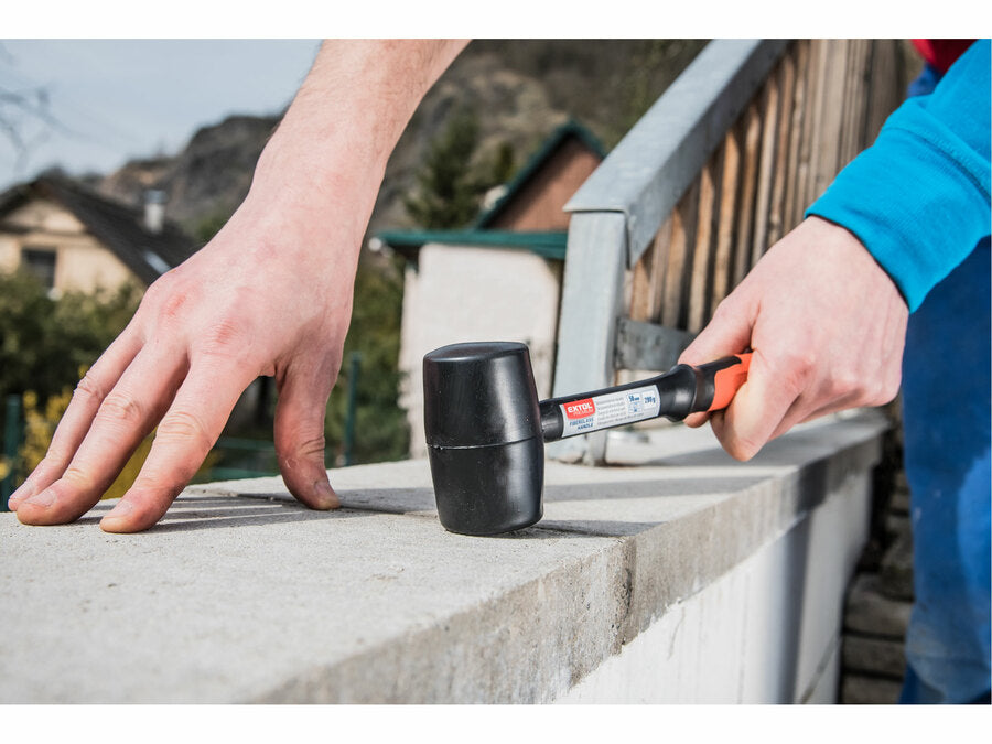 Extol Gumikalapács fekete, átmérő 50mm