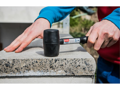 Extol Gumikalapács fekete, átmérő 50mm