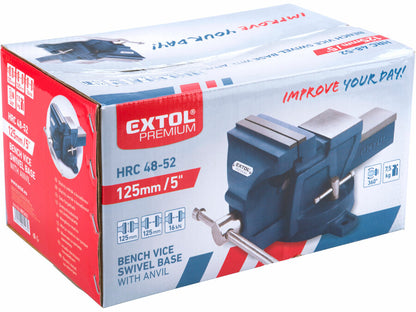 Extol Satu forgatható; 125 mm, 7,5 kg, max.befogás:125mm