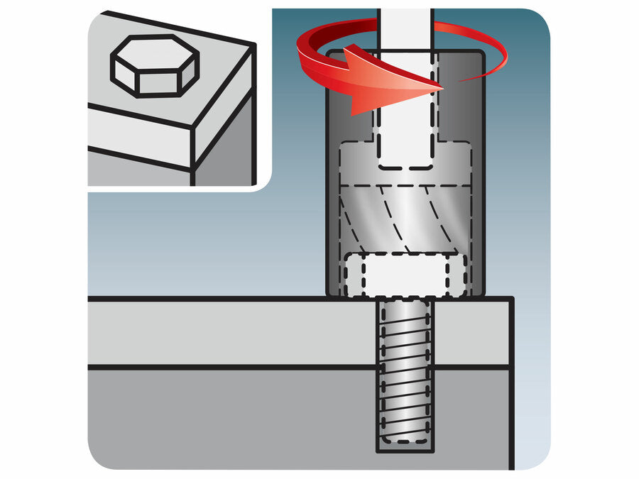 Extol Sérült, törtcsavar kiszedő, 10db-os készlet, 3/8", 10-19mm, CrMo
