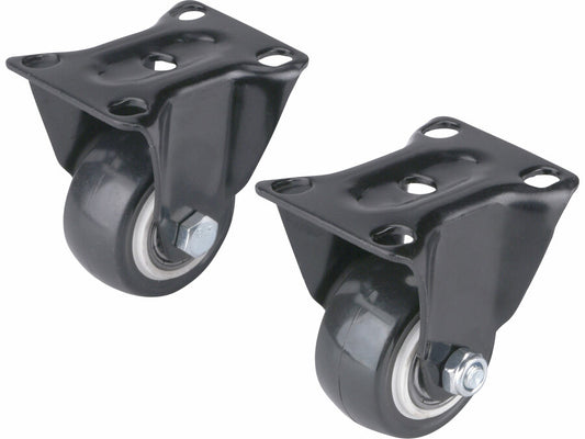 Extol Készülékgörgő 2 db, fix, fekete PVC, 40mm