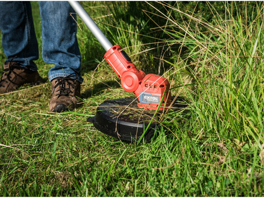 Extol Akkus fűszegélynyíró gép, 30cm, GARDEN20V, 20V Li-ion, akku és töltő nélkül