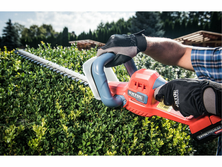 Extol Akkus sövényvágó gép, GARDEN20V, 20V Li-ion, akku és töltő nélkül