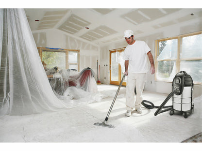 Extol Műhelyporszívó, multifunkcionális aljzatos és szűrőtisztító funkcióval, 30l, 6m kábel, 3m tömlő, 1400W