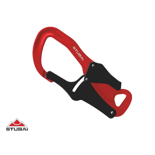 STUBAI SUMMIT LIGHT X1 karabiner "Via Ferrata szetthez" piros
