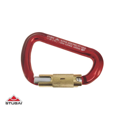 STUBAI Karabiner ALPHA PRO 3000 P.&Tw.elox.