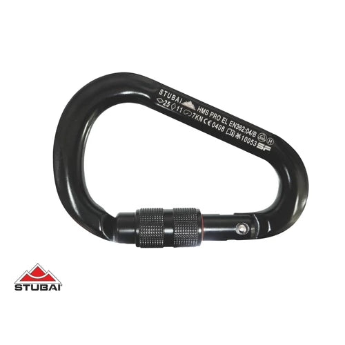 STUBAI HMS PRO karabiner fekete