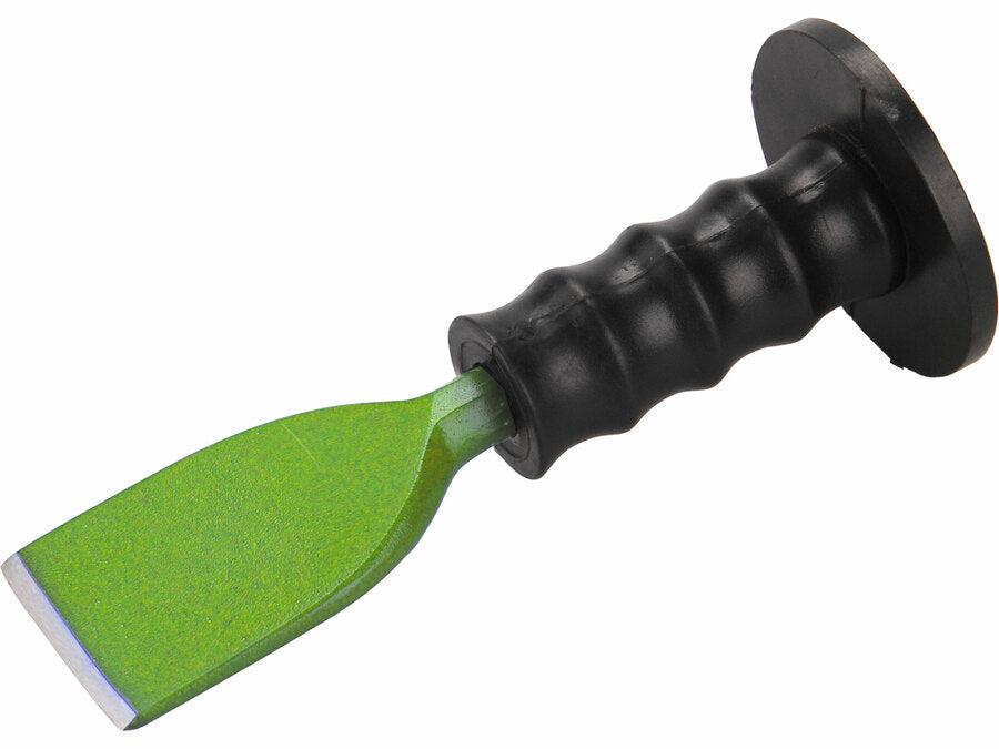 Extol Széles lapos véső műanyag kézvédővel, 230x16mm