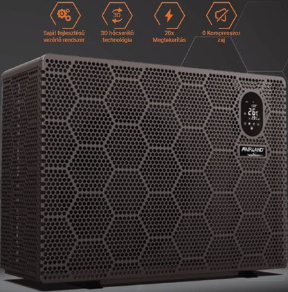 Medence hőszivattyú, Fairland InverX20 14C, inverteres, Turbo Silence technológia, Wi-Fi vezérlés, érintőkijelző, 3 üzemmód, 3D titán hőcserélő, R32 hűtőközeg, 14,0 kW
