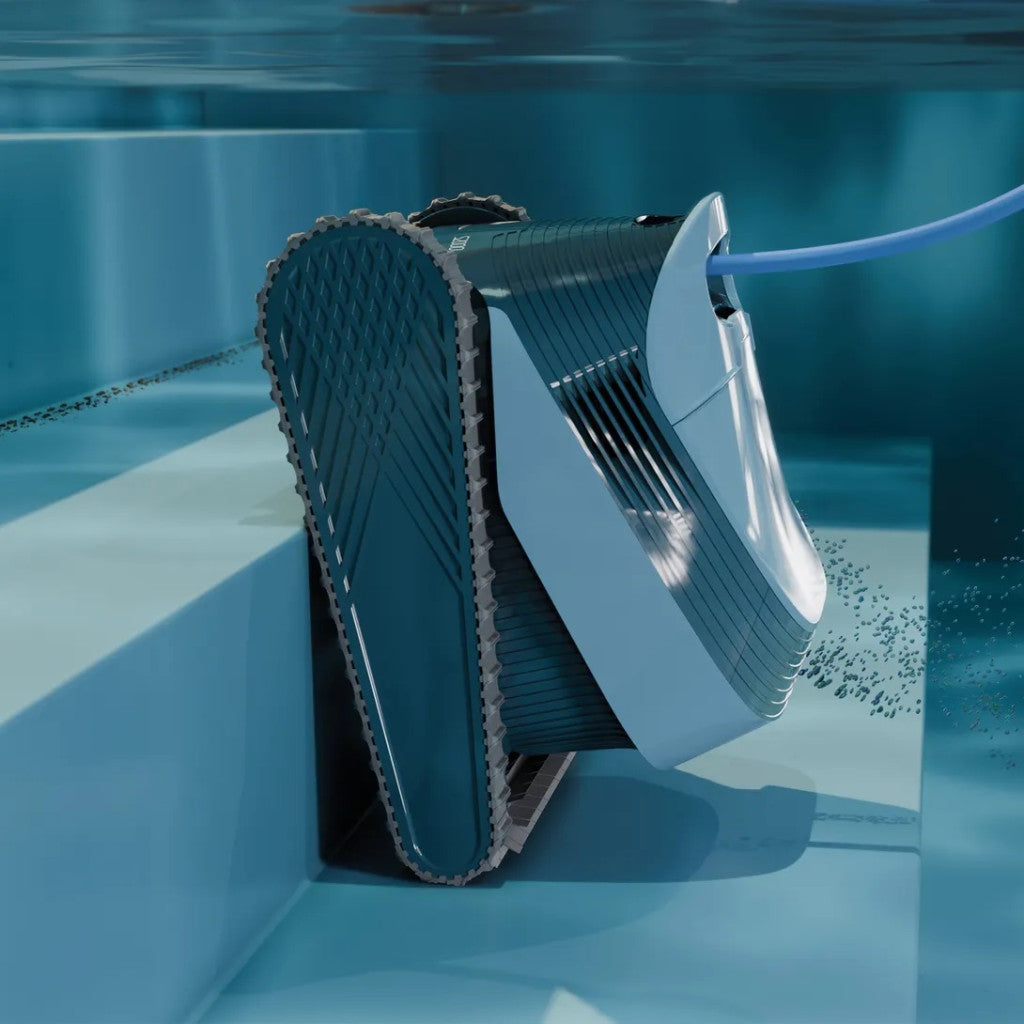 Medencetisztító robot, Dolphin S2000, teljes medencetisztítás (padló, fal, vízvonal, lépcső és napozóterasz tisztítás), PowerStream navigáció, kábelcsavarodás-gátló, applikáció vezérlés