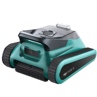 Medencetisztító robot, Niya Tracker 35 EU, fekete, akkumulátoros, vezeték nélküli, automata, padló és fal tisztítás