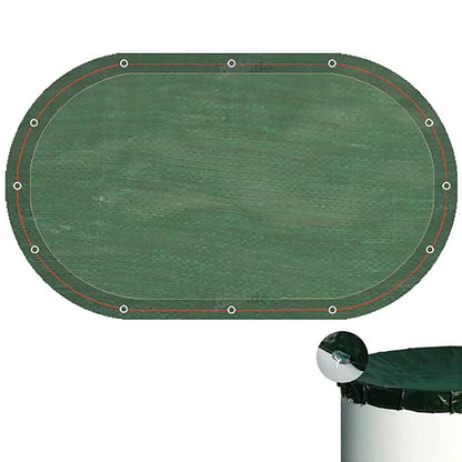 Medence téli védőtakaró, Supreme PE, 3,6 x 5,4 m, UV álló, 150 mikron, ovális, laminált polietilén