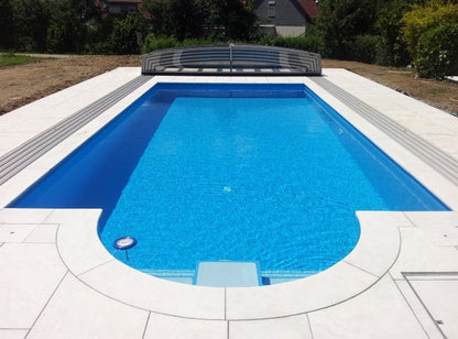 Medence belső fólia, Ibiza, kék, 3,20 x 5,25 x 1,20 m, UV álló, 0,80 mm, ovális medencéhez