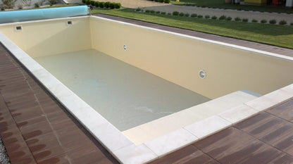 Medence belső fólia, Ibiza, homok színű, 3,20 x 6,00 x 1,50 m, UV álló, 0,80 mm, ovális medencéhez