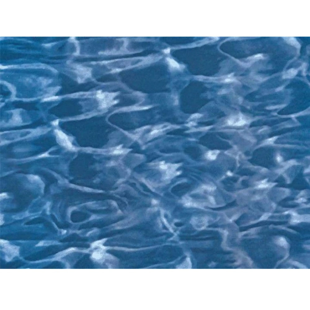 Medence belső fólia, Azuro Swirl, kék, 3,6 x 0,9 m, UV álló, 0,25 mm, kör alakú fémpalástos medencéhez