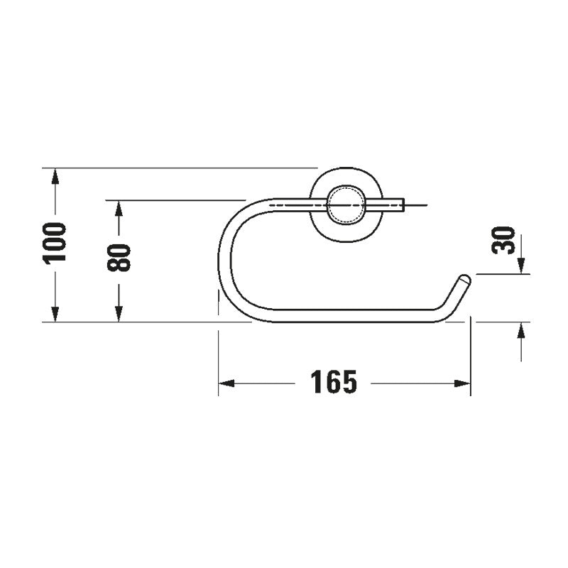 Duravit D-CODE wc-papírtartó