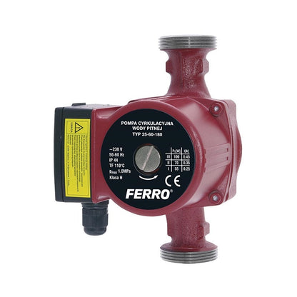 Ferro 25-60 180 keringetőszivattyú ivóvízre