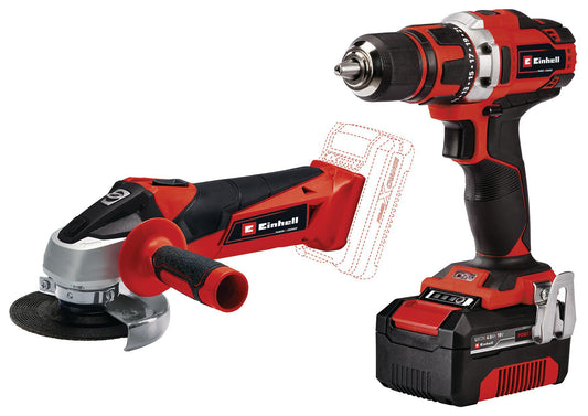 Einhell TE-TK 18/2 Li Kit (CD+AG) | Gépszett (szerszám)