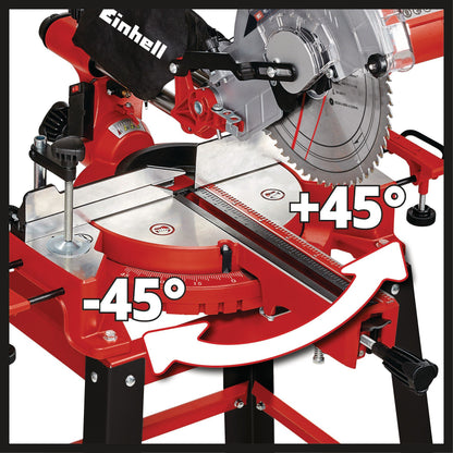 Einhell TC-SM 2531/2 U | Húzó-, -fejező- és gérvágó fűrész