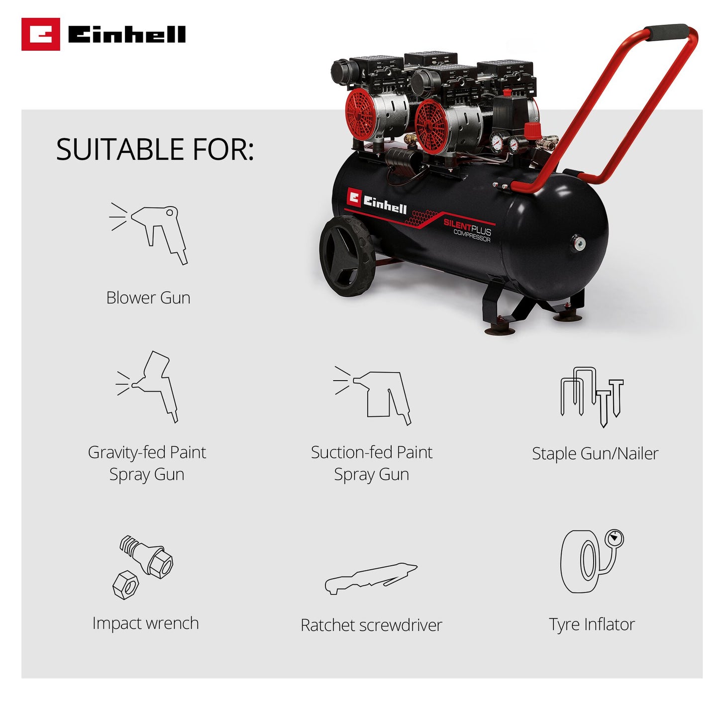 Einhell TE-AC 270/50 Silent Plus | Kompresszor