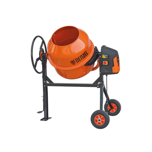 Betonkeverő 125l 550W fém fogaskoszorús Denzel