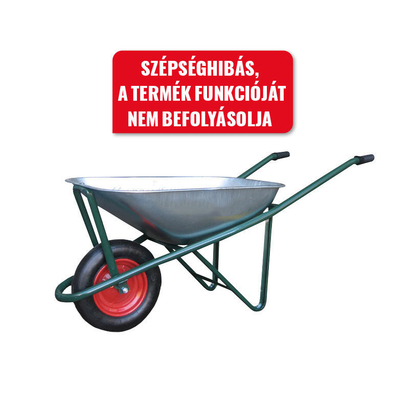 Talicska komplett 75l építőipari horganyzott puttonnyal tömör kerékkel Wtools-ÉRTÉKCSÖKKENT