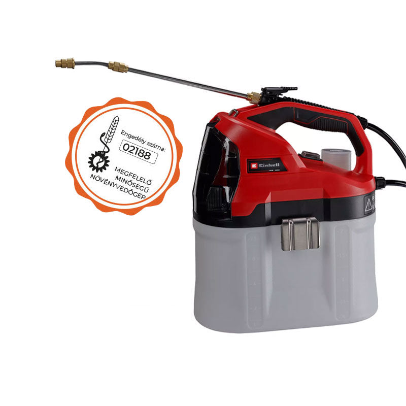 Permetező 7,5l akkus 18V (akku és töltő nélkül) NAIK engedélyes Einhell
