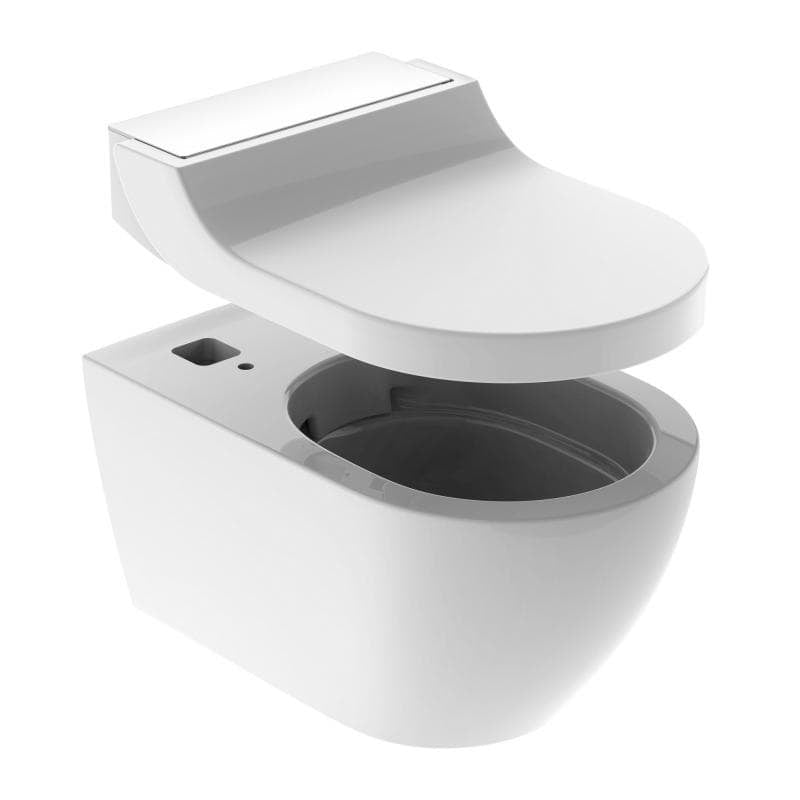 Geberit AquaClean Tuma Classic komplett higiéniai berendezés fali WC-vel, alpin fehér