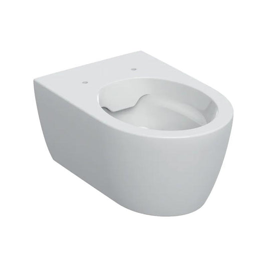Geberit ÚJ iCon fali WC mélyöblítésű, zárt forma, Rimfree, T=53 cm, Fehér