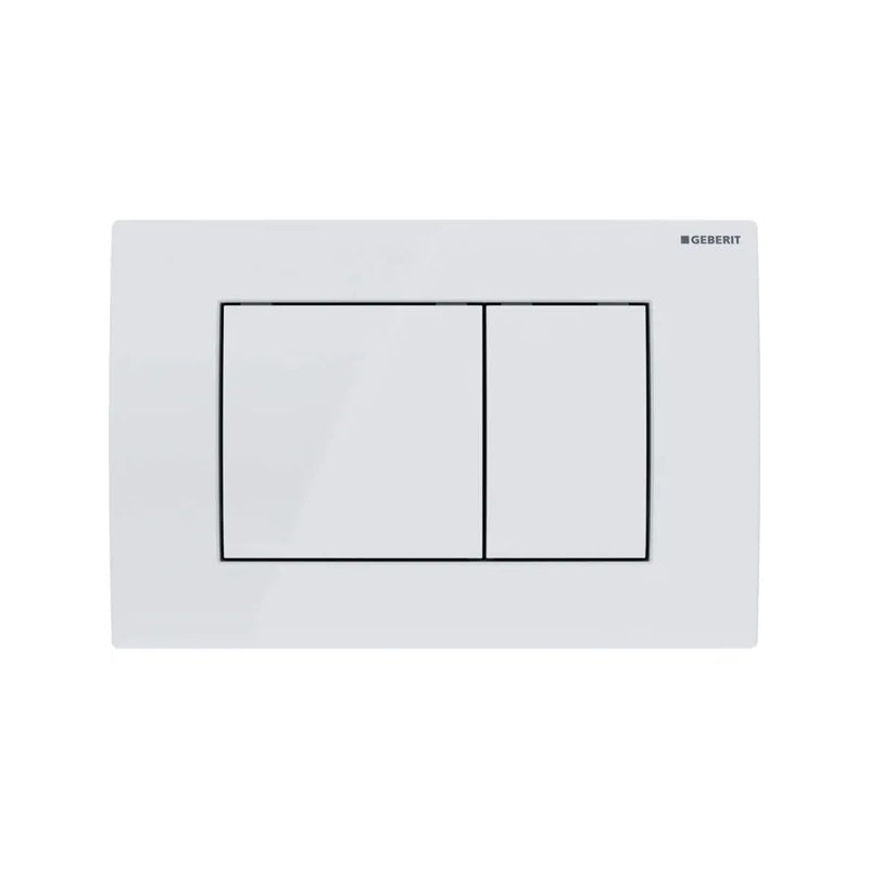 Geberit Delta30 működtetőlap, 2 mennyiséges öblítéshez, Alpin fehér
