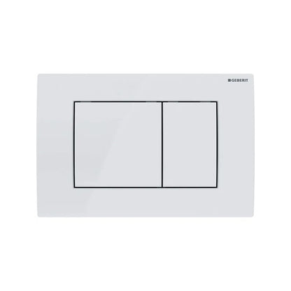 Geberit Delta30 működtetőlap, 2 mennyiséges öblítéshez, Alpin fehér