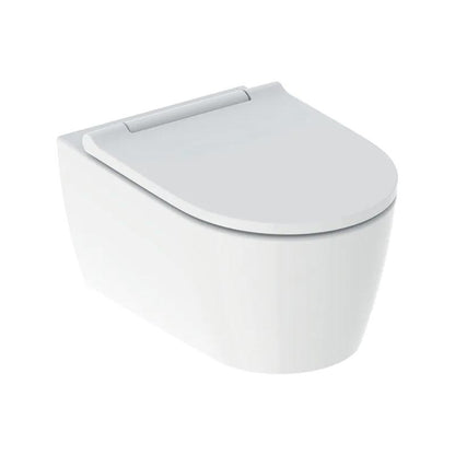 Geberit ONE fali WC-csésze, TurboFlush, WC-ülőkével, mélyöblítésű, 54 cm, fényes króm, KeraTect®