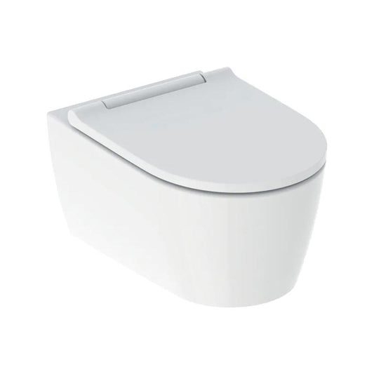 Geberit ONE fali WC-csésze, TurboFlush, WC-ülőkével, mélyöblítésű, 54 cm, fényes króm, KeraTect®