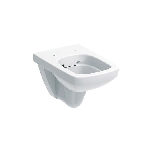 Geberit Selnova Square fali WC, mélyöblítésű, Rimfree, 53 cm