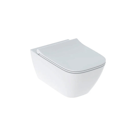 Geberit Smyle Square wc szett / fali mély wc + ülőke sandwich / "k"